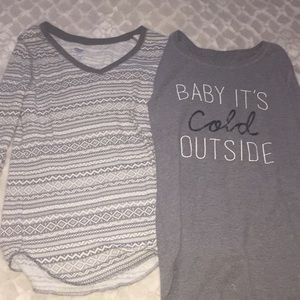 Two old navy thermals
